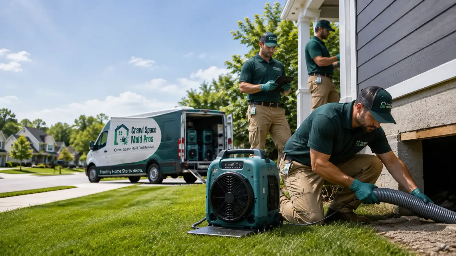Crawl Space Mold Removal in Fisher, MN